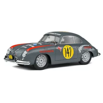  Solido - PORSCHE 356 PRE-A COUPE N 147 RACING PANAM 1954 GREY RED