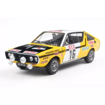   Solido - 1:18 Renault 17 Ph.1 #16 Prive/Tilber Rallye du Maroc 1976 Yellow