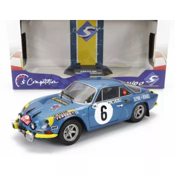   Solido - RENAULT ALPINE A110 1600S (night version) N 6 RALLY MONTECARLO 1972 J.CANDRUET - P.PAGANI BLUE MET