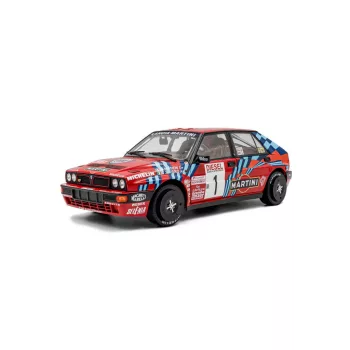   Solido - 1:18 Lancia Delta HF Integrale #1 M.Biasion / T.Siviero Rally San Remo 1989 Red