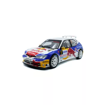   Solido - 1:18 PEUGEOT 306 MAXI WHITE #1 S.LOEB / D.ELENA RALLY DU VAR 2017 - SOLIDO