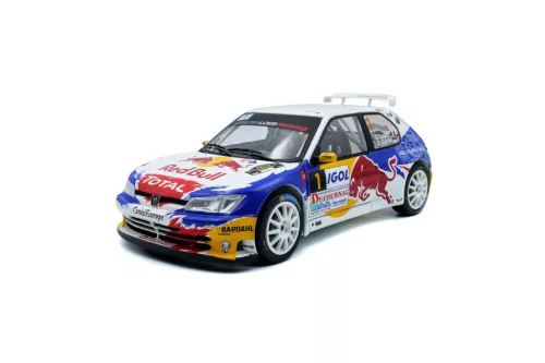 Solido - 1:18 PEUGEOT 306 MAXI WHITE #1 S.LOEB / D.ELENA RALLY DU VAR 2017 - SOLIDO