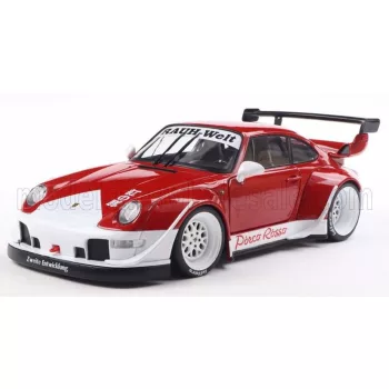   Solido - PORSCHE 911 993 RWB BODYKIT PORCO ROSSO COUPE 2020 WHITE RED