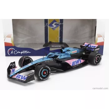   Solido - Renault F1  A523 Team Bwt Alpine Press N 10 - N 31 2023 Blue Pink