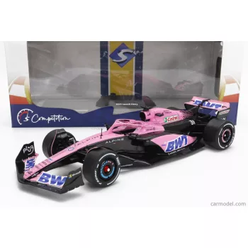   Solido - Renault F1  A523 Team Bwt Alpine Press N 10 - N 31 2023 Pink Blue