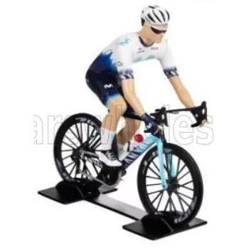   Solido - FIGURES CICLISTA - CYCLIST - TEAM MOVISTAR - TOUR DE FRANCE 2023 WHITE