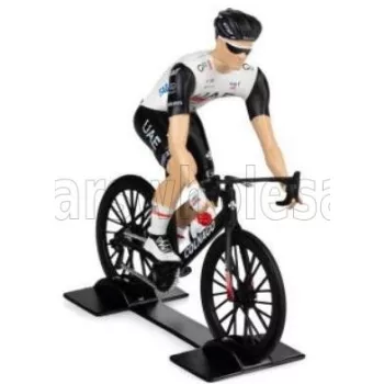   Solido - FIGURES CICLISTA - CYCLIST - TEAM UAE EMIRATES - TOUR DE FRANCE 2023 WHITE BLACK