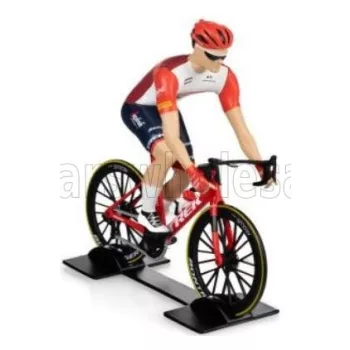  Solido - FIGURES CICLISTA - CYCLIST - TEAM TREK SEGAFREDO - TOUR DE FRANCE 2023 WHITE RED