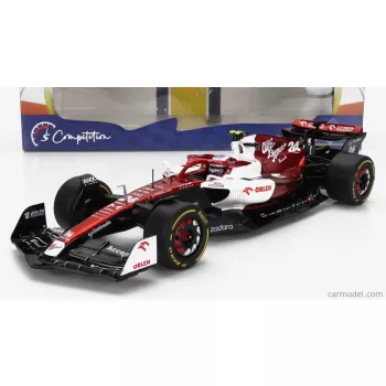   Solido - Alfa Romeo F1 C42 Team Orlen Racing N 24 Canada Gp 2022 Guanyu Zhou White Red Met
