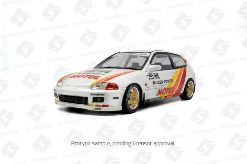 Solido - 1:18 Honda Civic (EG6) Solido Works Mugen Racing, White, 1992 - SOLIDO