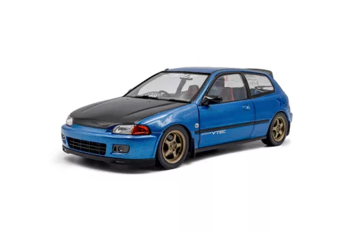 Solido - Honda Civic (EG6)  WORKS COBALT BLUE PEARL 1991
