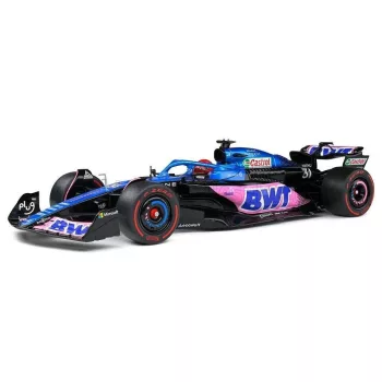   Solido - RENAULT F1  A523 TEAM BWT ALPINE N 31 3rd MONACO GP 2023 ESTEBAN OCON BLUE PINK