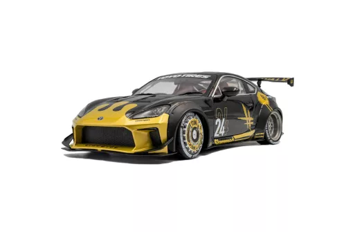Solido - 1:18 Toyota GR86 Liberty Walk Body Kit Black and Gold 2024