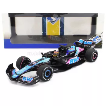   Solido - ALPINE F1  A524 TEAM BWT ALPINE N 31 MIAMI GP 2024 ESTEBAN OCON BLACK BLUE PINK