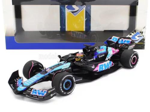 Solido - ALPINE F1  A524 TEAM BWT ALPINE N 31 MIAMI GP 2024 ESTEBAN OCON BLACK BLUE PINK