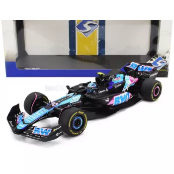   Solido - ALPINE F1  A524 TEAM BWT ALPINE N 10 MONACO GP 2024 PIERRE GASLY BLACK BLUE PINK