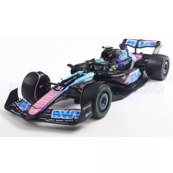   Solido - ALPINE F1  A524 TEAM BWT ALPINE N 31 BRAZILIAN GP 2024 ESTEBAN OCON BLACK BLUE PINK