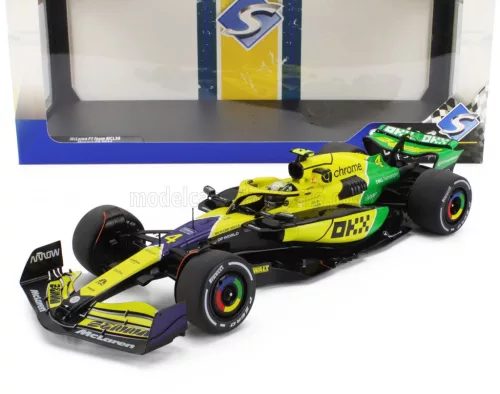 Solido - McLAREN F1  MCL38 TEAM MCLAREN N 4 4th MONACO GP 2024 LANDO NORRIS YELLOW GREEN BLACK