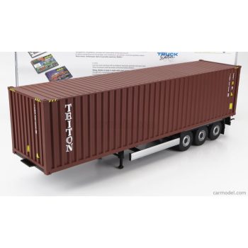   Solido - Accessories Trailer For Truck - Rimorchio Trasporto Container Red