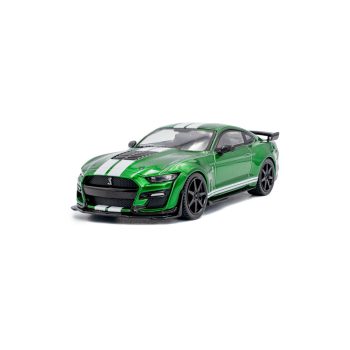   Solido - Ford Mustang Shelby GT500, Eruption Green Metallic w/White Stripes, 2020