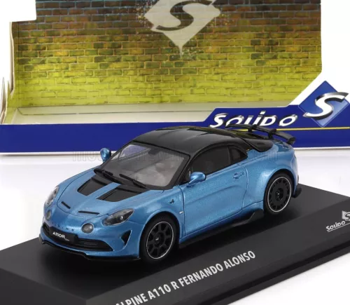 Solido - RENAULT ALPINE A110 RADICALE COUPE 2023 BLUE BLACK