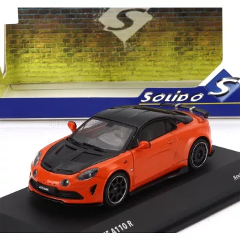   Solido - RENAULT ALPINE A110 RADICALE COUPE 2023 ORANGE BLACK