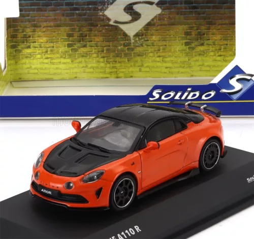 Solido - RENAULT ALPINE A110 RADICALE COUPE 2023 ORANGE BLACK