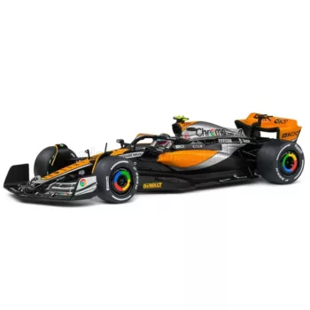   Solido - McLAREN F1  MCL60 TEAM McLAREN N 4 2nd BRITISH GP 2023 LANDO NORRIS ORANGE BLACK