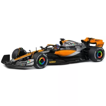   Solido - McLAREN F1  MCL60 TEAM McLAREN N 81 4th BRITISH GP 2023 OSCAR PIASTRI ORANGE BLACK