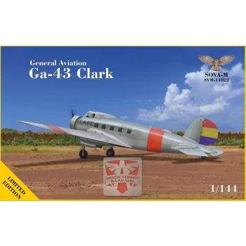   Sova-M - 1/144 GA-43 "Clark"  (L.A.P.E. airlines/ Manchuria Av.Co./Japan)