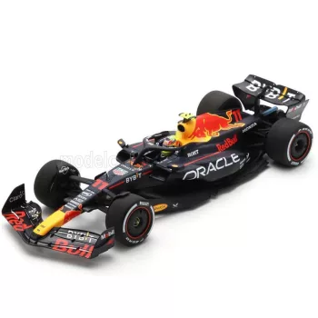   Spark - RED BULL F1  RB19 TEAM ORACLE RED BULL RACING N 11 WINNER AZERBAIJAN GP 2023 SERGIO PEREZ MATT BLUE