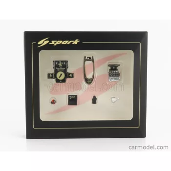   Spark-Model - Accessories F1 Set Lotus 72Djps N 1 Emerson Fittipaldi Season 1972 World Champion Black Gold Met