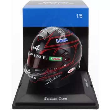   Spark - BELL HELMET F1  CASCO HELMET RENAULT A523 TEAM BWT ALPINE N 31 SEASON 2023 ESTEBAN OCON BLACK RED