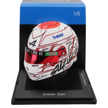  Spark - BELL HELMET F1  CASCO HELMET RENAULT A523 TEAM BWT ALPINE N 31 JAPAN GP 2023 ESTEBAN OCON WHITE