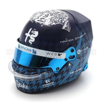   Spark - BELL HELMET F1  CASCO HELMET ALFA ROMEO C43 TEAM STAKE N 24 JAPAN GP 2023 GUANYU ZHOU BLUE