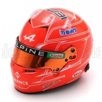   Spark - BELL HELMET F1  CASCO HELMET RENAULT A523 TEAM BWT ALPINE N 31 AZERBAIJAN GP 2023 ESTEBAN OCON RED