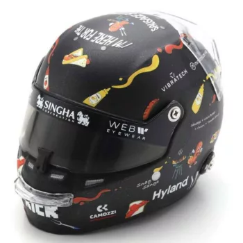   Spark - BELL HELMET CASCO HELMET F1 VALTTERI BOTTAS TEAM STAKE KICK SAUBER N 77 AUSTRALIAN GP 2024 BLACK