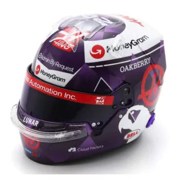   Spark - BELL HELMET CASCO HELMET F1 KEVIN MAGNUSSEN TEAM HAAS N 20 MONACO GP 2024 BLUE VIOLET