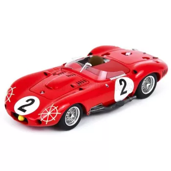   Spark - MASERATI 450S 4.5L V8 TEAM OFFICINE ALFIERI MASERATI N 2 24h LE MANS 1957 JEAN BEHRA - ANDRE SIMON RED
