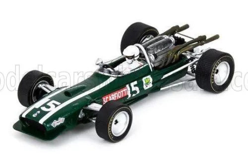 Spark - COOPER F1  T86 N 15 SOUTH AFRICA GP 1968 LUDOVICO SCARFIOTTI GREEN WHITE