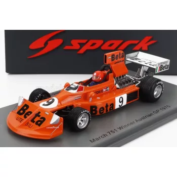   Spark - MARCH F1  751 BETA N 9 WINNER AUSTRIAN GP 1975 VITTORIO BRAMBILLA RED