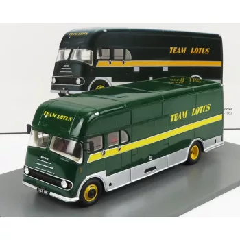  Spark - BEDFORD TRUCK TEAM LOTUS CAR TRANSPORTER 1961 GREEN YELLOW SILVER