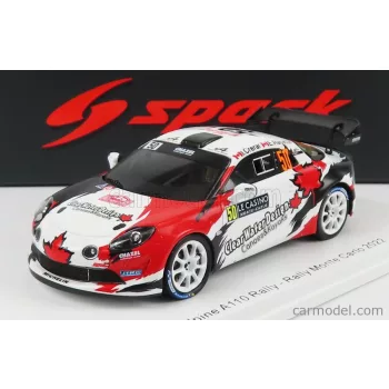   Spark-Model - Renault Alpine A110 Rally N 50 Rally Montecarlo 2022 I.Crerar - E.Racette White Red Black