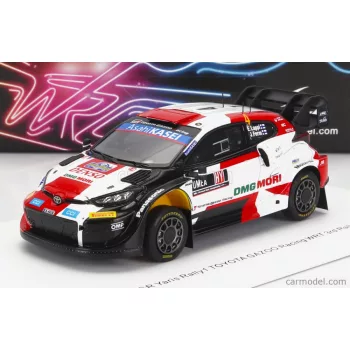   Sparkmodel - Toyota Yaris Gr Rally1 Team Toyota Gazoo Racing Wrt N 4 3Rd Rally Sweden 2022 E.Lappi - J.Ferm White Black Red