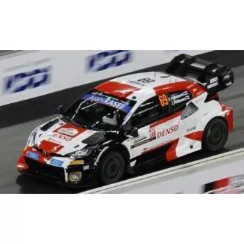   Spark - TOYOTA YARIS GR HYBRID RALLY1 TEAM TOYOTA GAZOO RACING WRT N 69 3rd RALLY JAPAN 2023 KALLE ROVANPERA - JONNE HALTTUNEN WHITE RED BLACK