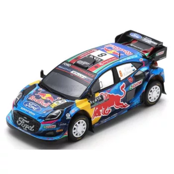   Spark - FORD ENGLAND PUMA RALLY1 TEAM FORD WORLD RALLY M-SPORT N 8 6th RALLY SAFARI 2023 OTT TANAK - MARTIN JARVEOJA BLUE YELLOW RED