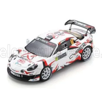   Spark - RENAULT ALPINE A110 RGT TEAM CHAZEL TECHNOLOGIES COURSE N 60 4th RGT RALLY MONTECARLO 2024 ARMAND FUMAL - JULES ESCARTEFIGUE WHITE BLACK