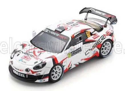 Spark - RENAULT ALPINE A110 RGT TEAM CHAZEL TECHNOLOGIES COURSE N 60 4th RGT RALLY MONTECARLO 2024 ARMAND FUMAL - JULES ESCARTEFIGUE WHITE BLACK