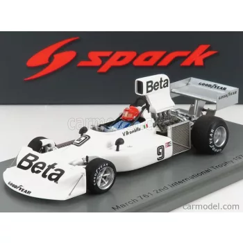   Spark-Model - March F1 761 N 9 2Nd International Trophy 1976 V.Brambilla White