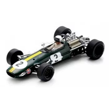   Spark - BRABHAM F1  BT26 N 2 MONACO GP 1968 J.BRABHAM GREEN YELLOW